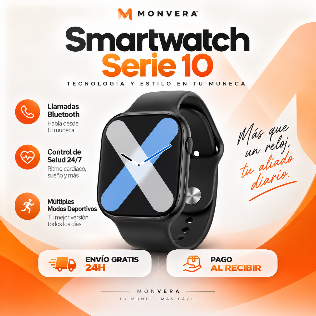 ⌚ Monvera™ Smartwatch Serie 10 — Tecnología y Estilo en Tu Muñeca | ¡Haz Tu Día Más Fácil!