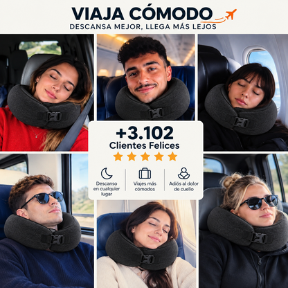 Monvera™ – La MEJOR Almohada de Viaje ✈️ | ¡Adiós al Dolor de Cuello!