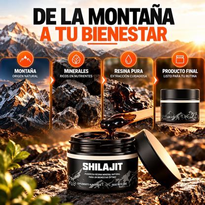 Shilajit Puro – Resina Mineral Natural 30g |🎁Compra 1 y Llévate +1 Gratis
