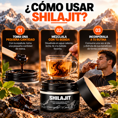 Shilajit Puro – Resina Mineral Natural 30g |🎁Compra 1 y Llévate +1 Gratis
