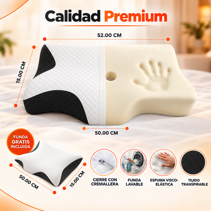 MonveraPlus™ — Almohada cervical para un descanso con mejor postura
